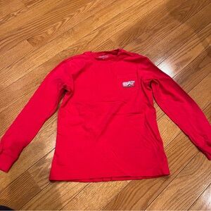 Vineyard Vines Girls Whale Cupid Valentine Red Long Sleeve T Shirt S Small